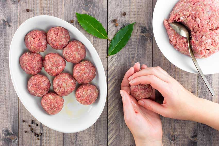 Albóndigas de Picadillo de Pollo